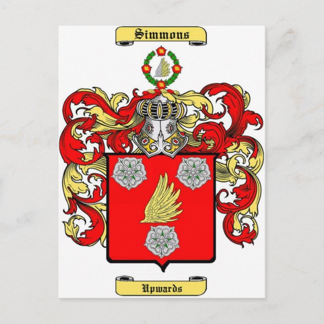 Simmons Postkarte (Vorderseite)