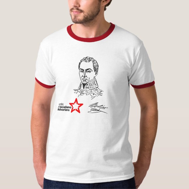 Simon Bolivar Hugo Chavez T-Shirt (Vorderseite)