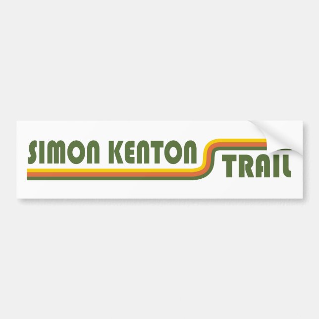 Simon Kenton Trail Ohio Autoaufkleber (Vorne)