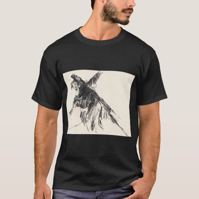 Simon von Cyrene hilft Jesus, die T-Shirt (Vorderseite)