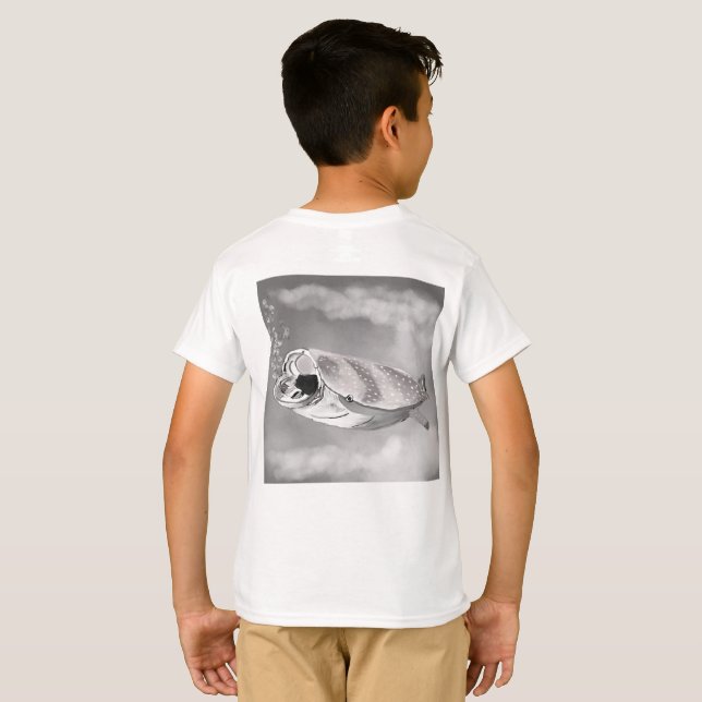 Simon Whale Shark T-Shirt (Schwarz voll)