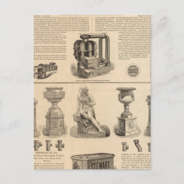 Simonds Manufacturing Company Stewart Postkarte (Vorderseite)