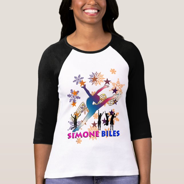 Simone Biles Tshirts Mens Frauen (Vorderseite)