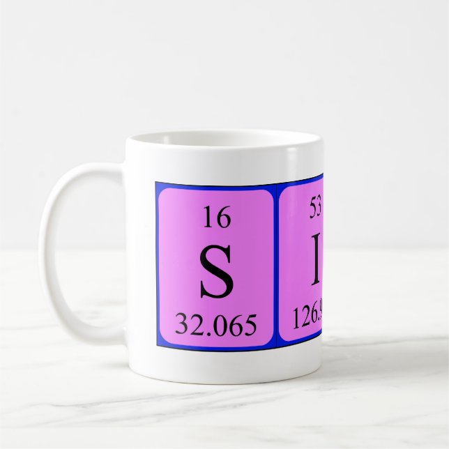 Simone Periodenname Tasse (Links)