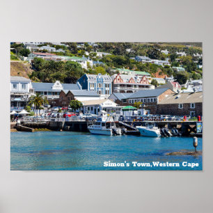 Simon's Town, Western Cape, Südafrika Poster