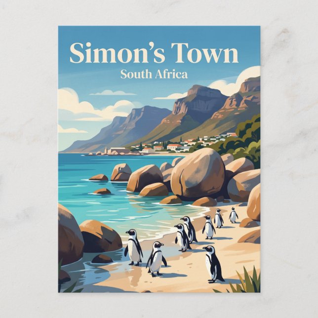 Simonstad, Südafrika Postkarte (Vorderseite)