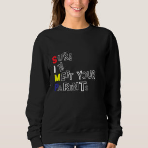 Simp Eboy Meme Nation Primary Colors Sweatshirt