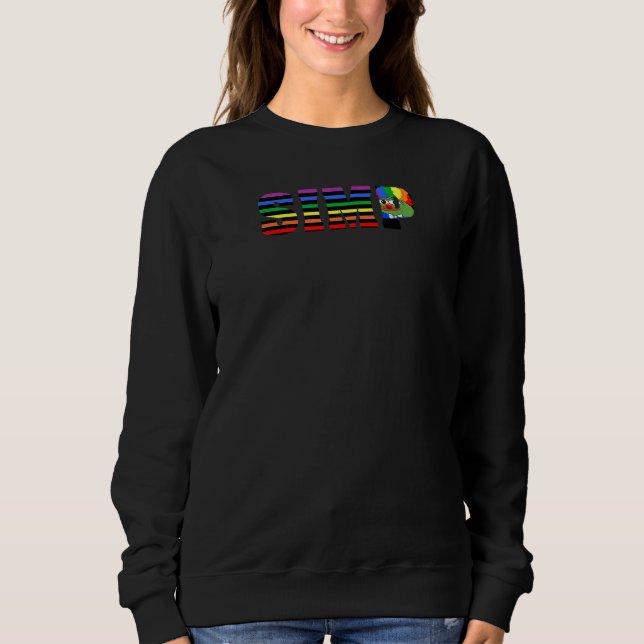 Simp Meme Sweatshirt (Vorderseite)