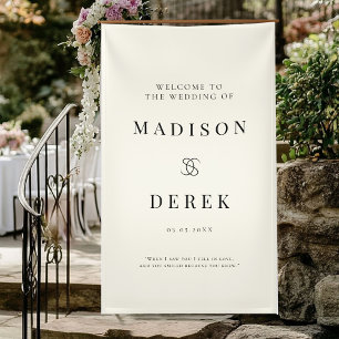 Simpel Elegant Wedding WELCOME Banner