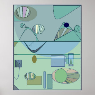 SIMPI - Retro / Modernes Poster