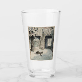 Simpkin the Cat Goes Out (von Beatrix Potter) Glas