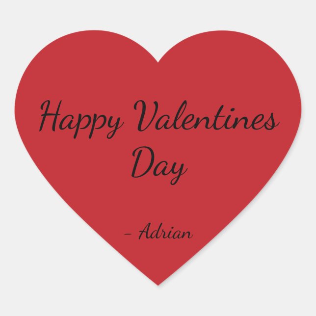 Simple and Cute Valentines Day Stickers (Vorderseite)