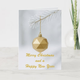 Simple and Elegant Custom Christmas  Karte