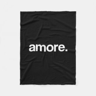 Simple And Unique Amore Valentine's Day Design  Fleecedecke