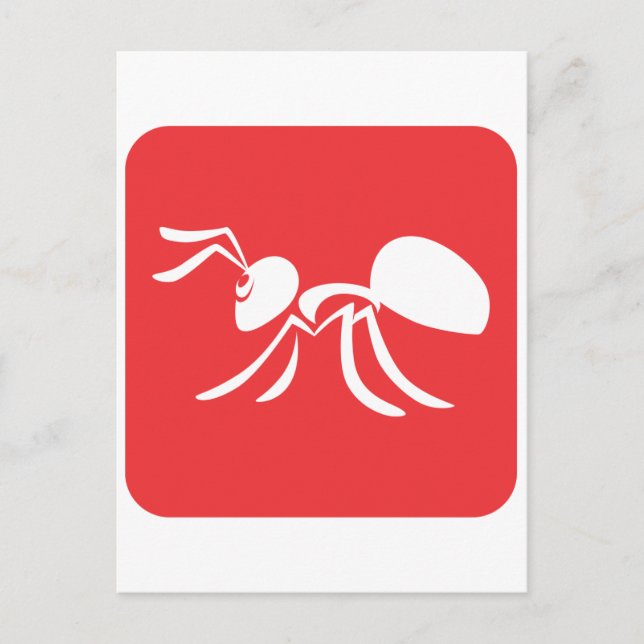Simple Ant Postkarte (Vorderseite)