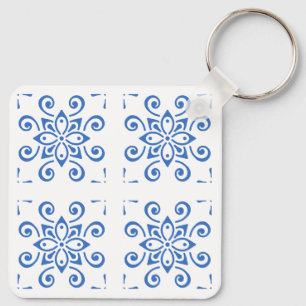 Simple Azulejo Schlüsselanhänger
