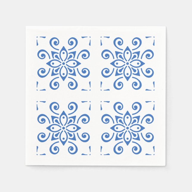 Simple Azulejo Serviette (Vorderseite)