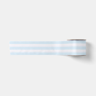 Simple Azure French Stripe Satinband