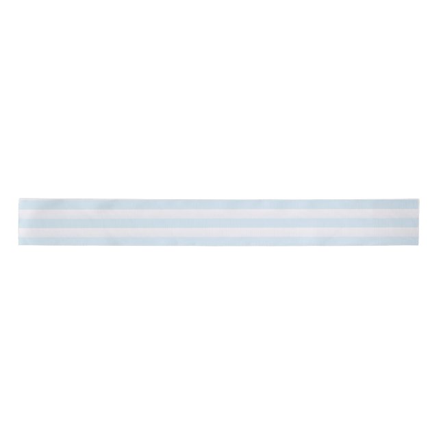 Simple Azure French Stripe Satinband (Vorderseite)