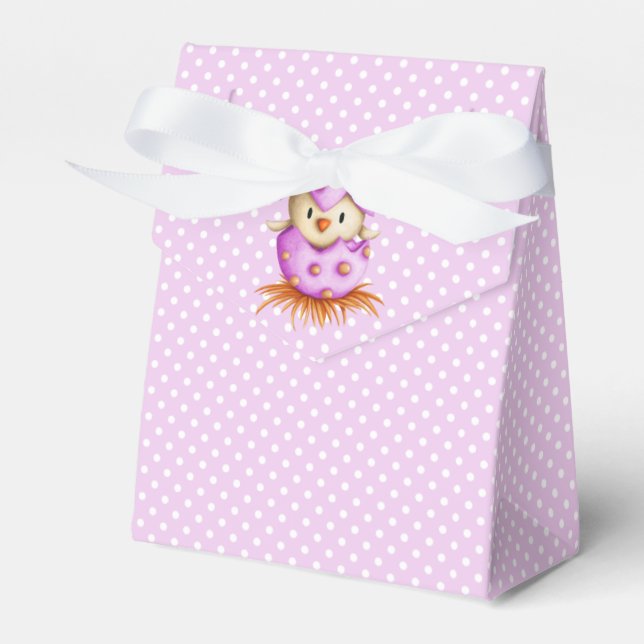 Simple Baby Bird Girly Pink Geschenkschachtel (Vorderseite)