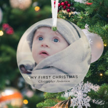 Simple Baby 'My First Christmas Foto Keepake