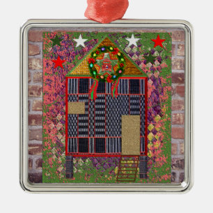 Simple Bahay Kubo Ornament Aus Metall
