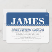 SIMPLE BAR MITZVAH Modernes Jüdisches Sternenkönig