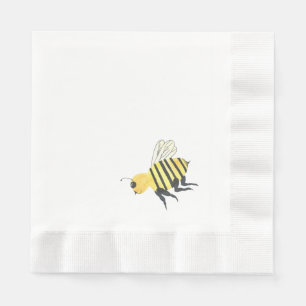 Simple Bee Napkins Serviette