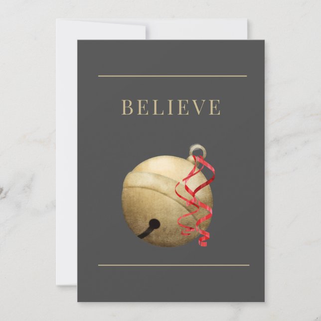 Simple BELIEVE mit Jingle Bell Christmas (Vorderseite)