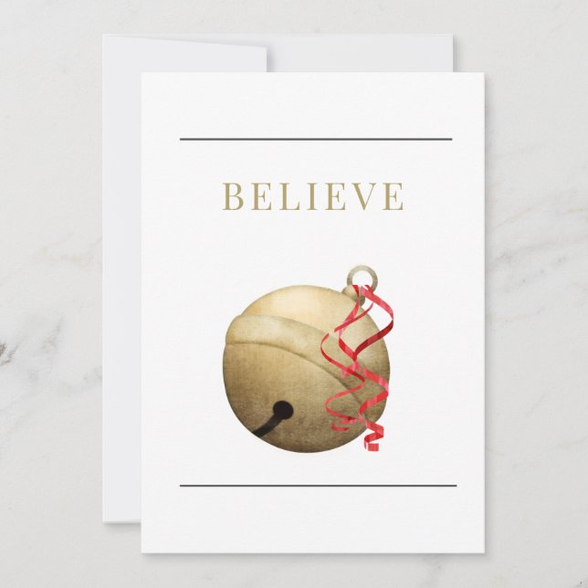 Simple BELIEVE mit Jingle Bell Christmas (Vorderseite)