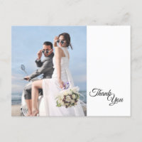 Simple Black Calligraphy Frame Foto Vielen Dank