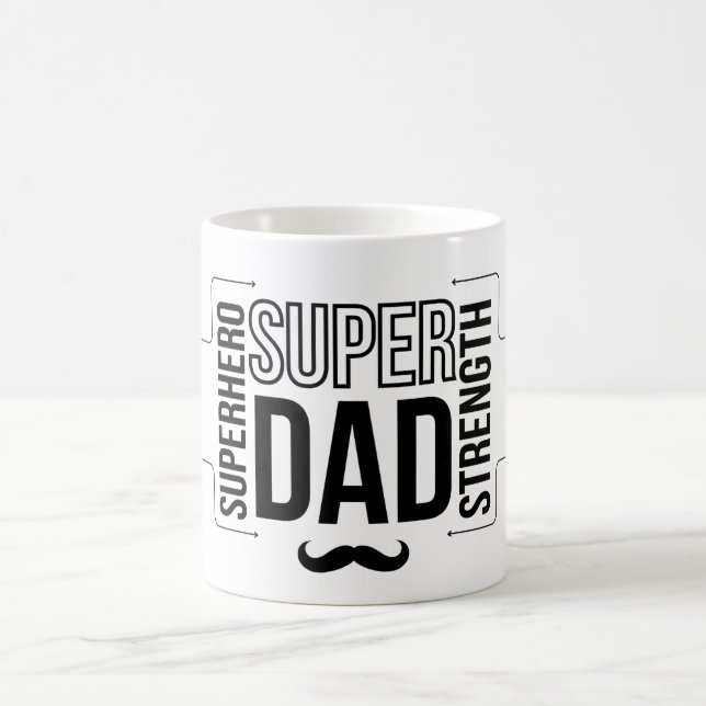Simple Black Super Vater Tasse (Mittel)