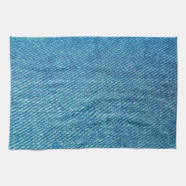Simple Blue Jeans Denim Textile Textur | Geschirrtuch