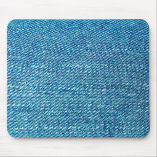 Simple Blue Jeans Denim Textile Textur   Mousepad