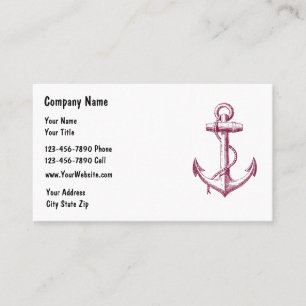 SImple Boating Business Cards Visitenkarte