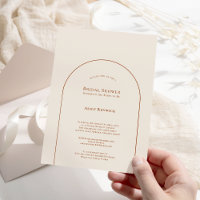Simple Boho Arch Ivory Brautparty