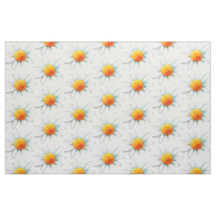 Simple Boho Daisy Pattern Stoff