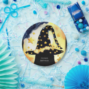 Simple Boho Fun Wizard Geburtstag Pappteller