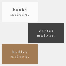 Simple Boho Rainbow Wassersicherer Name