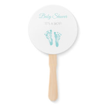 Simple Boy Baby Shower Wertvoll Blue Footprints