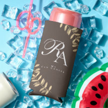 Simple Chic Monogram Brown