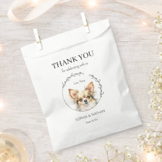 Simple Chihuahua Dog Wedding Danke, dass du die Ta Geschenktütchen