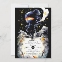 Simple Children Ninja Birthday