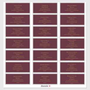 Simple Christmas Green   Red Address Labels