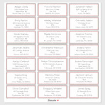 Simple Christmas Joy Holiday Guest Address