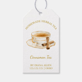 Simple Cinnamon Tea Hang Tag Geschenkanhänger