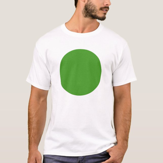 Simple Circle - Avocado Green T-Shirt (Vorderseite)