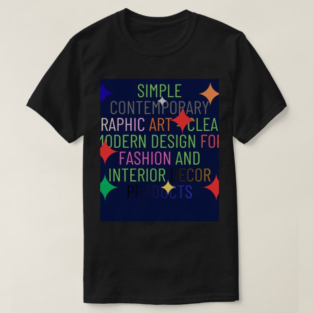 Simple Contemporary Graphic T-Shirt (Design vorne)
