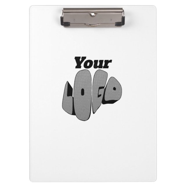 Simple Custom Business logo template Klemmbrett (Vorderseite)