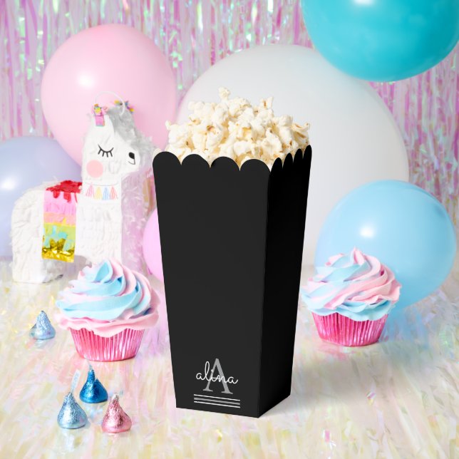 Simple Custom Design Personalize Monogram Geschenkschachtel (Party)